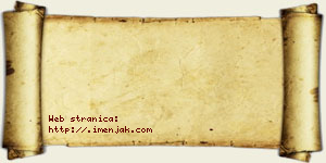 Isidor Balzamović vizit kartica